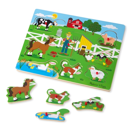 Melissa & Doug Old MacDonalds Farm Sound Puzzle 738